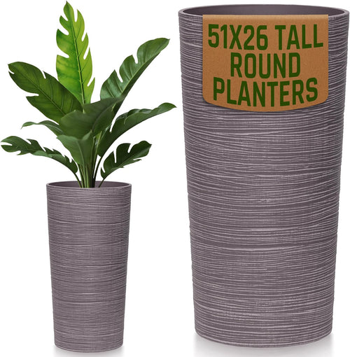 Blackrock Tall Round Planter