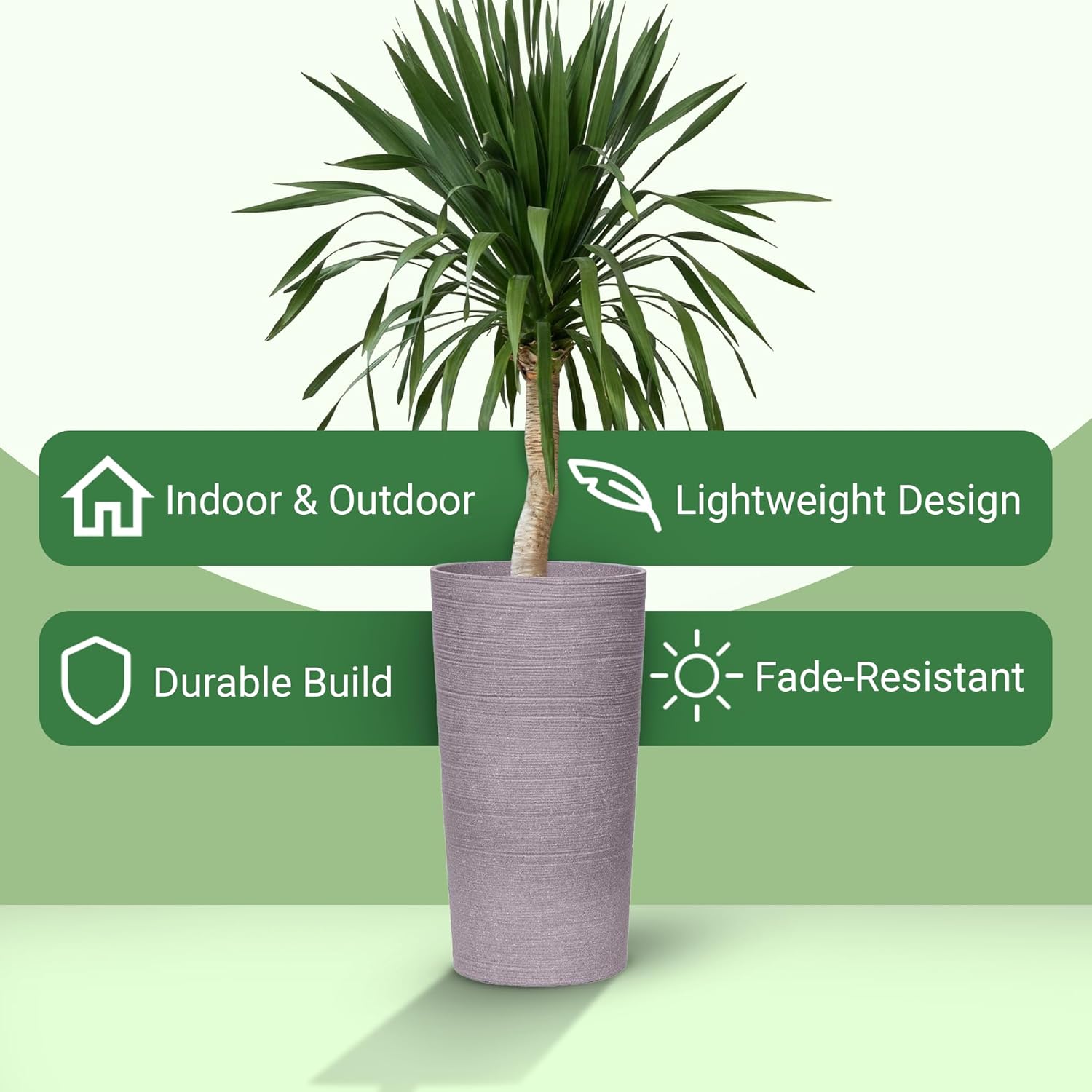 Blackrock Tall Round Planter