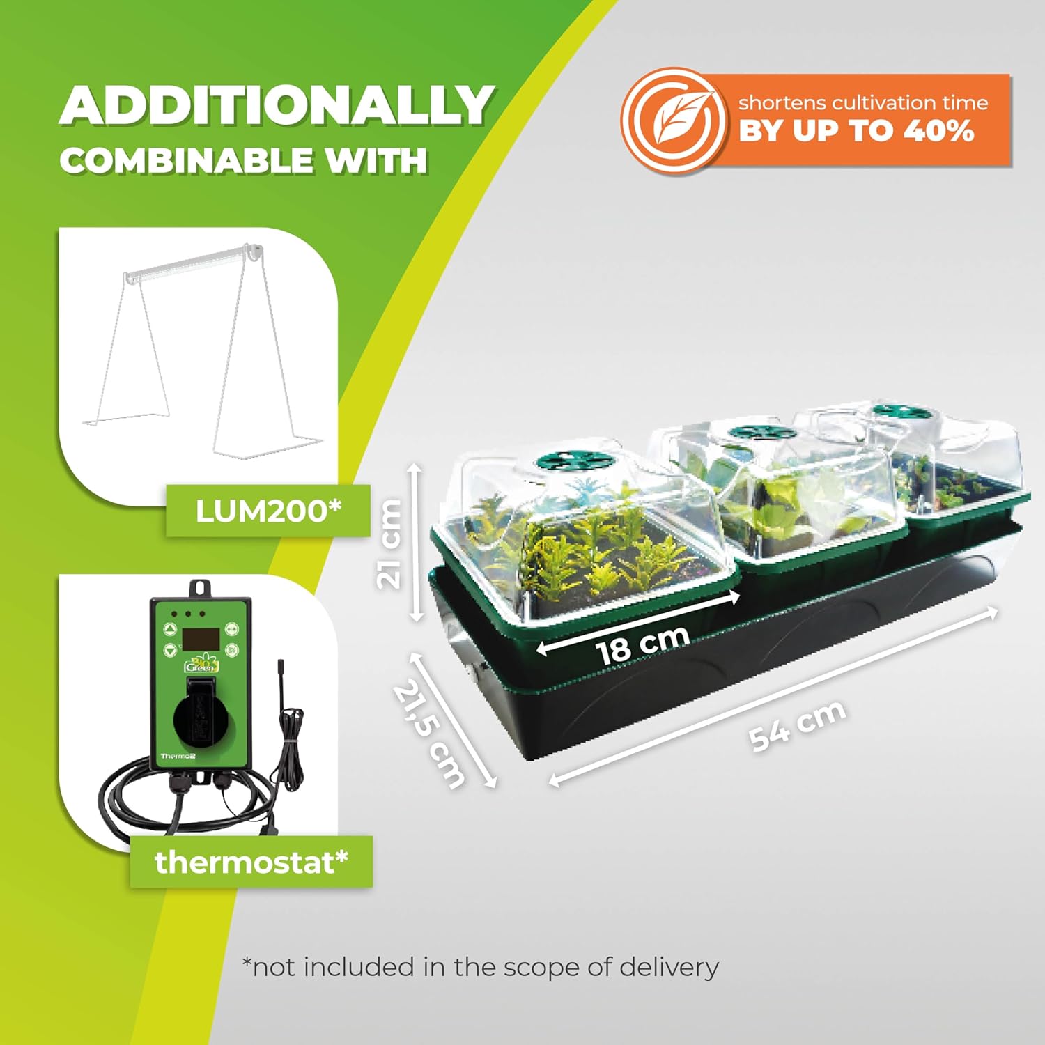 Hollandia Heated Propagator with Water Tank
