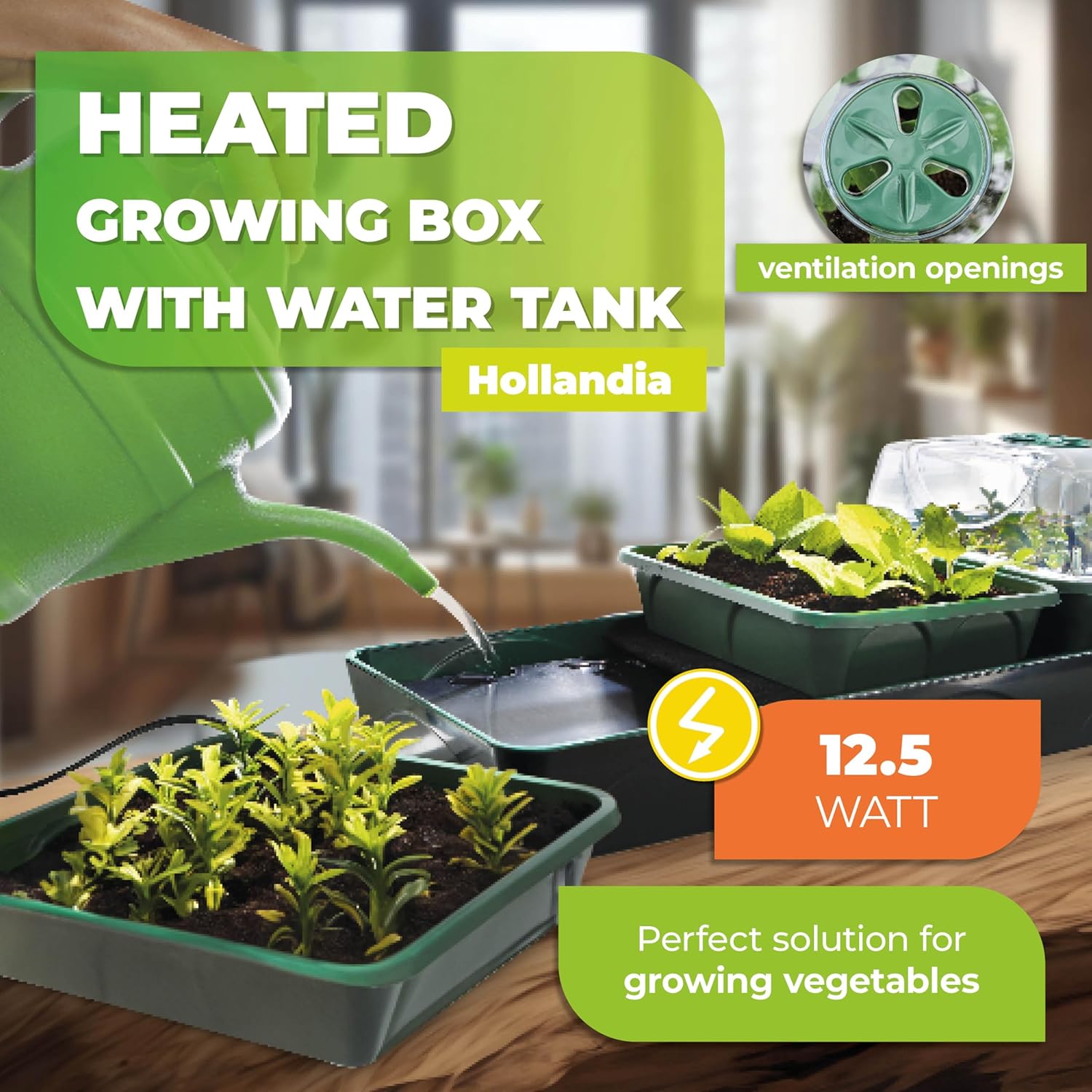 Hollandia Heated Propagator with Water Tank