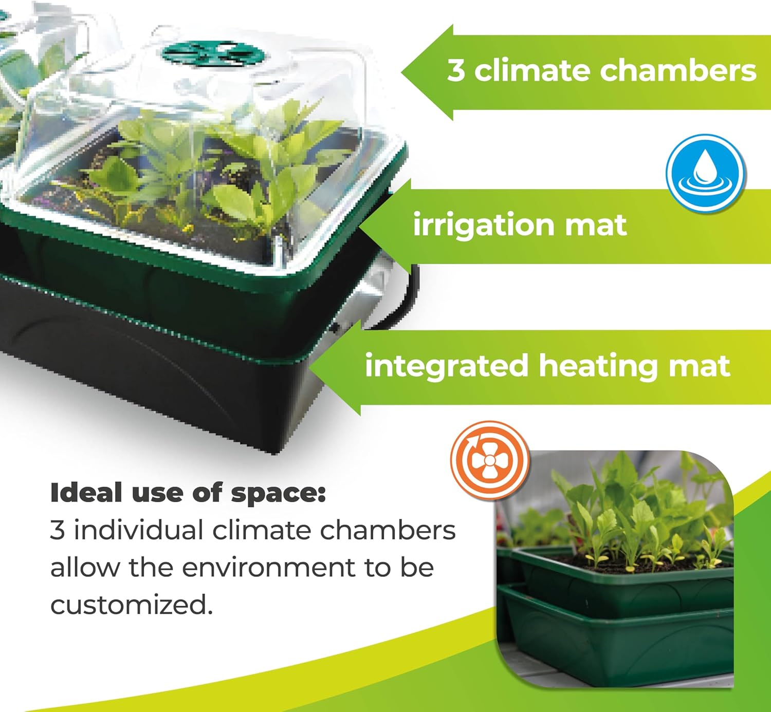 Hollandia Heated Propagator with Water Tank