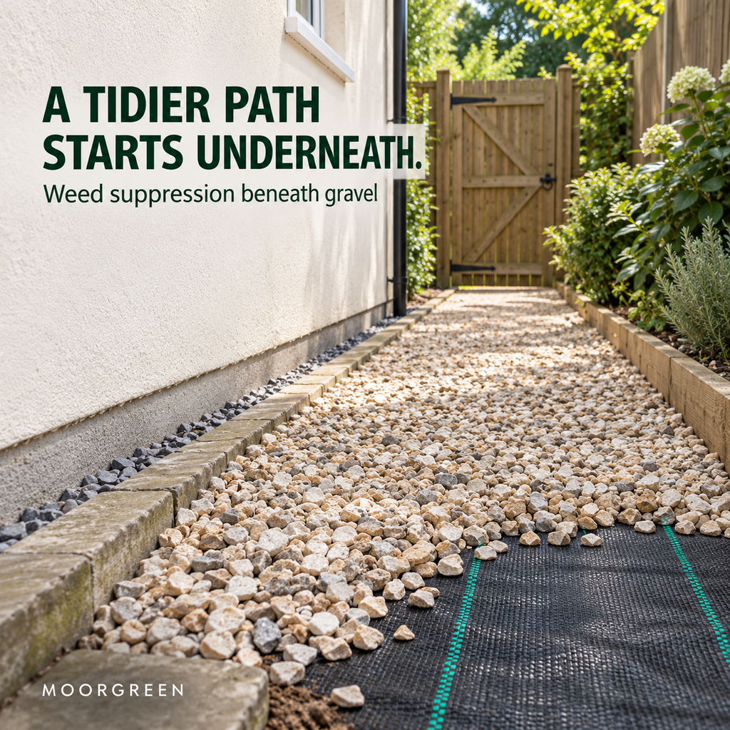 Moorgreen Weed Control Membrane 1m x 25m – 100GSM