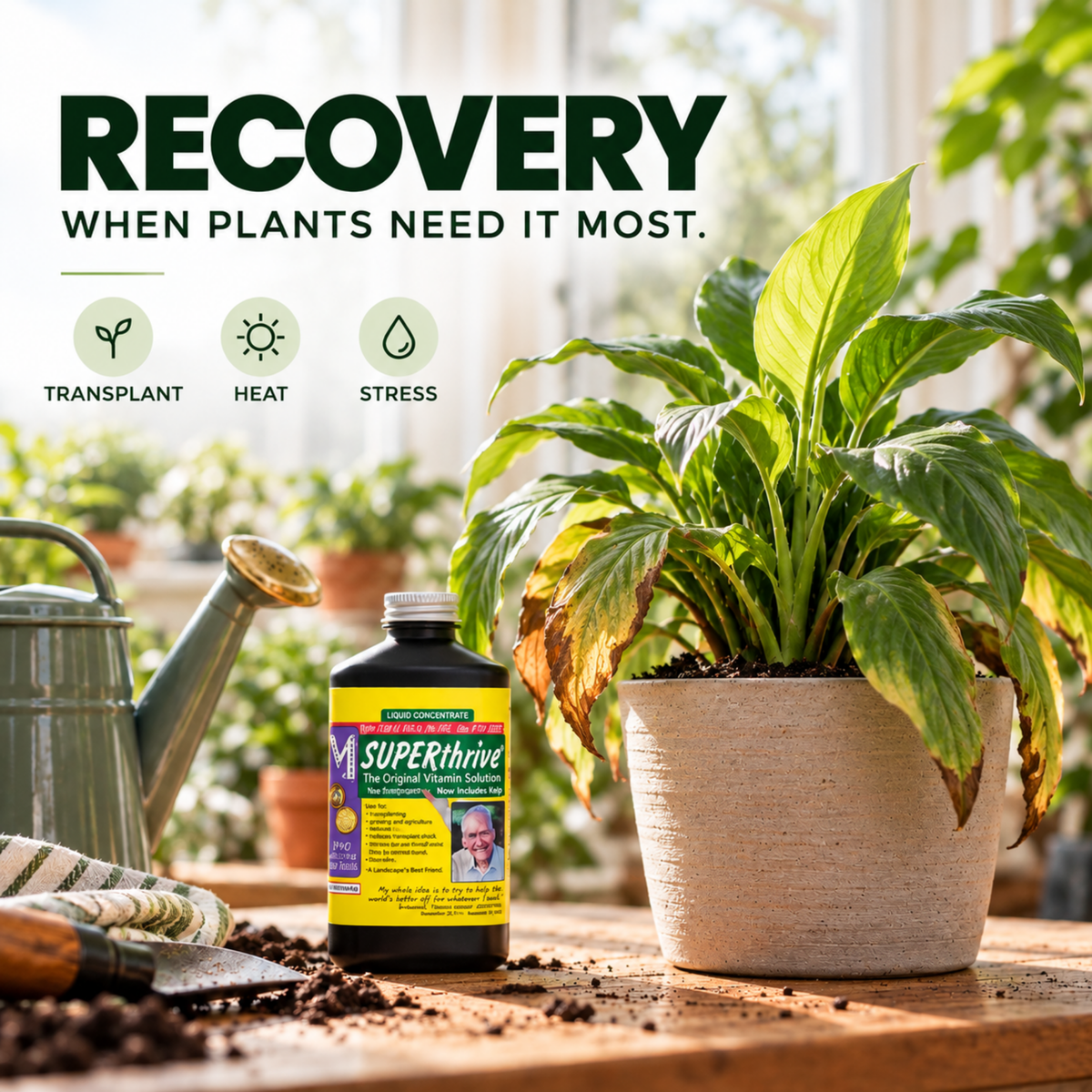Superthrive Plant Nutrient – Vitamin B1 Plant Food for Root Development & Growth