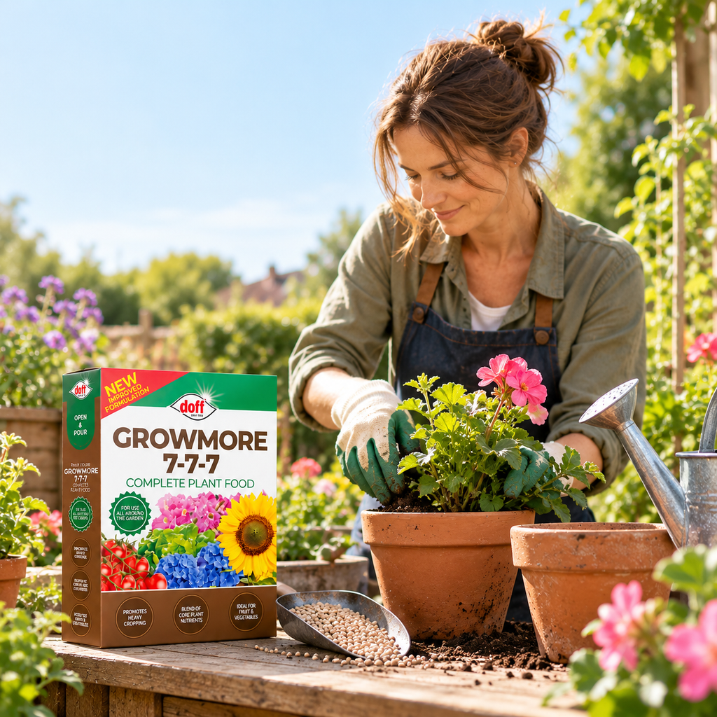 Doff Growmore Fertiliser 2kg – Balanced Garden Feed