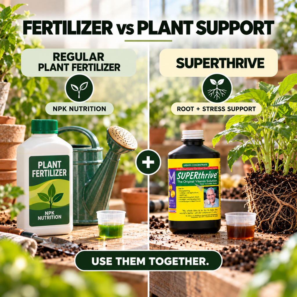 Superthrive Plant Nutrient – Vitamin B1 Plant Food for Root Development & Growth