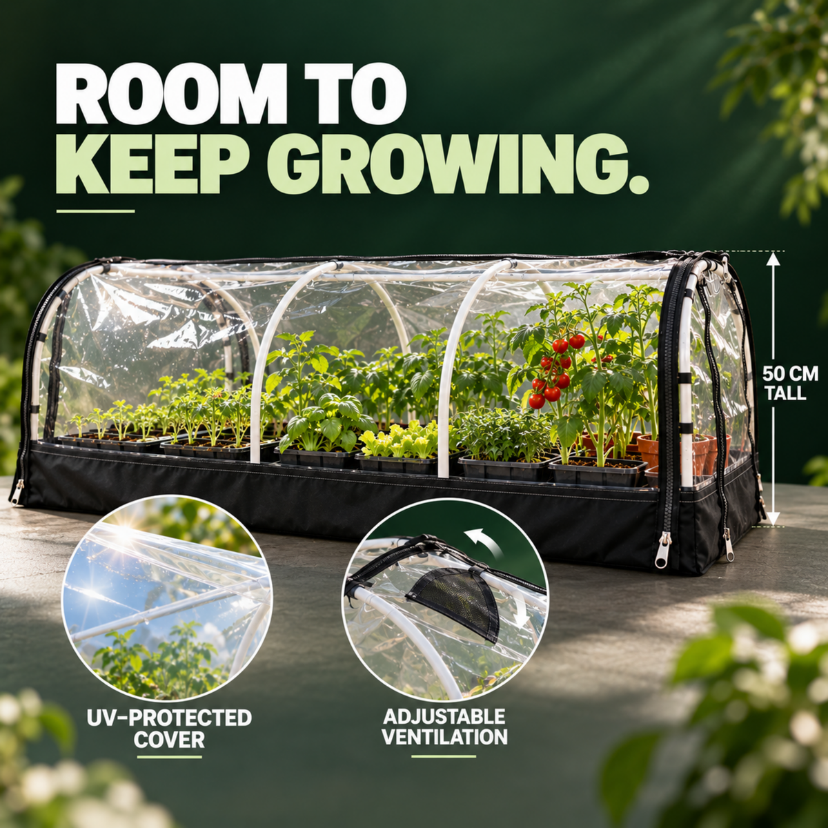 Bio Green JP-H/GB Heated Propagator with Thermostat – 150W