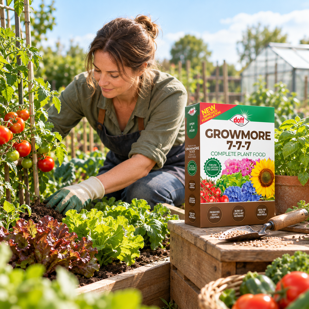 Doff Growmore Fertiliser 2kg – Balanced Garden Feed