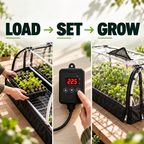 Bio Green JP-H/GB Heated Propagator with Thermostat – 150W