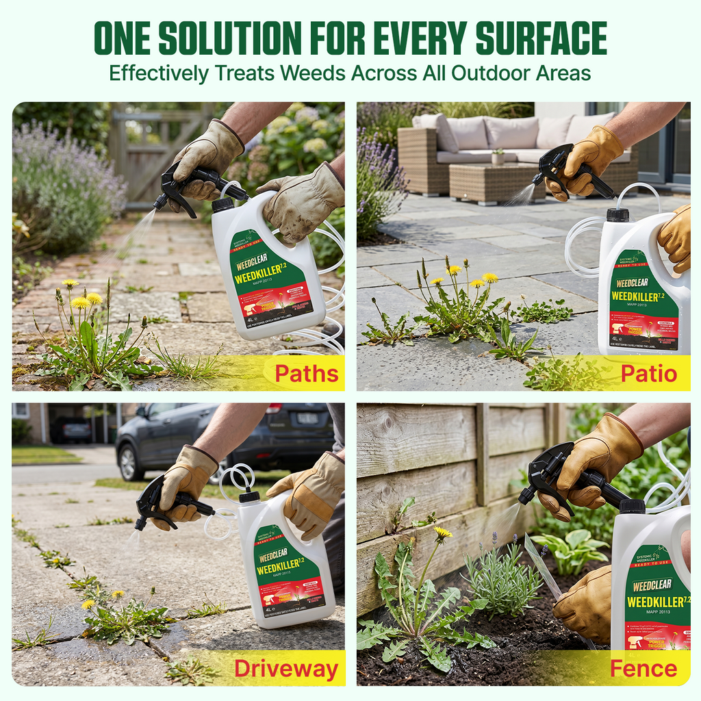 WeedClear Weedkiller 7.2 – 4L Ready-to-Use