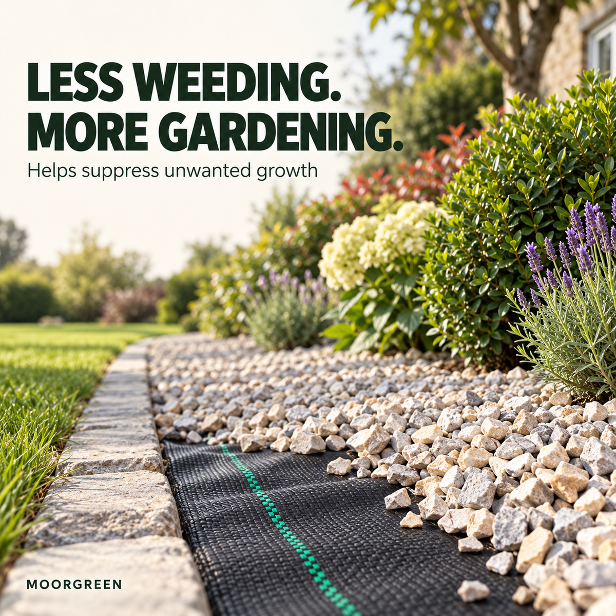 Moorgreen Weed Control Membrane 1m x 25m – 100GSM