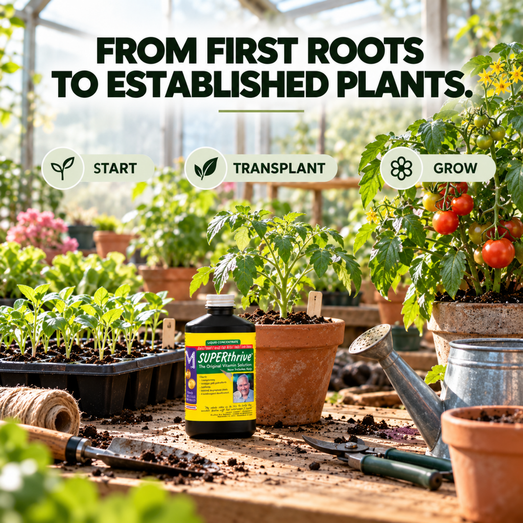 Superthrive Plant Nutrient – Vitamin B1 Plant Food for Root Development & Growth