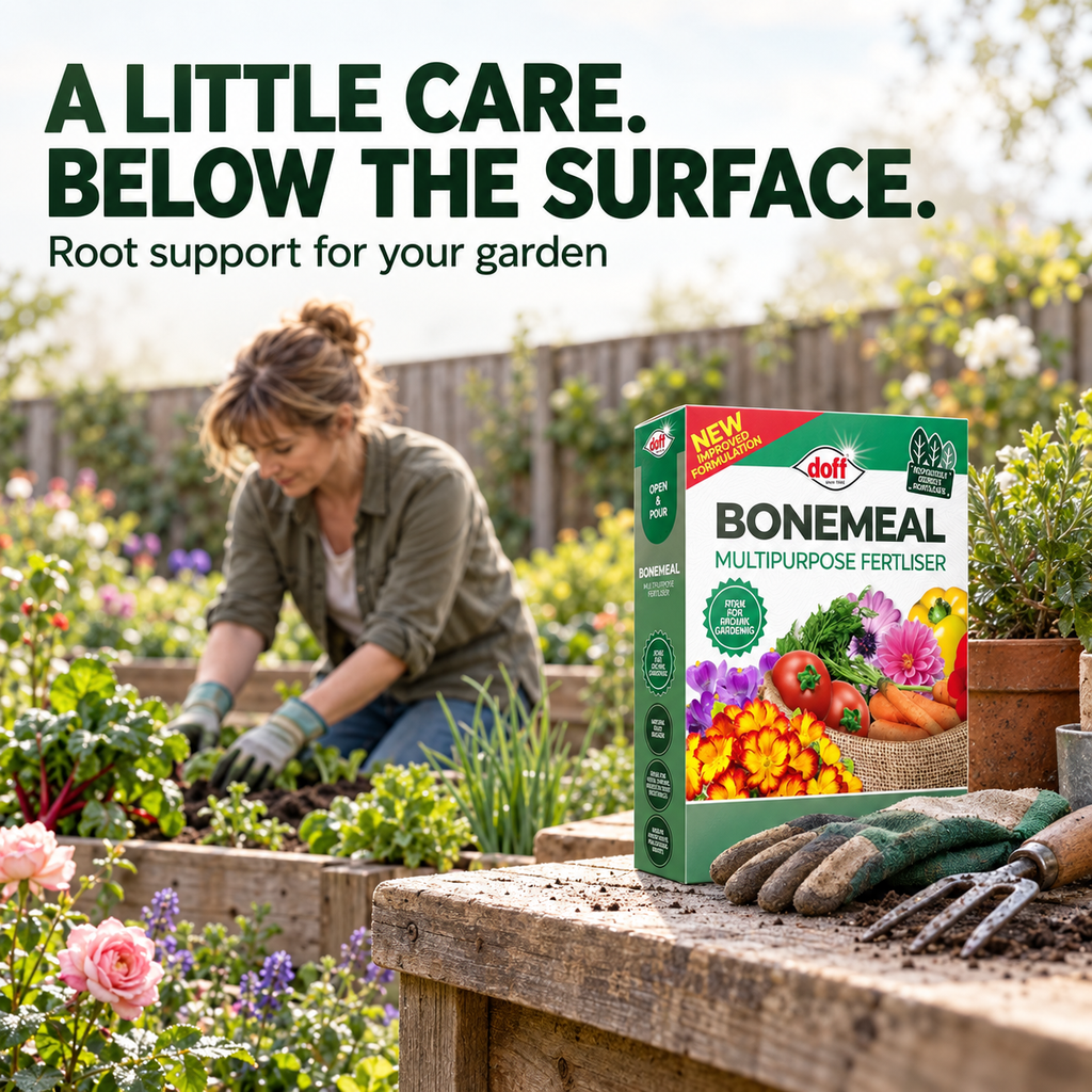 Doff Bonemeal Fertiliser 2kg – Slow Release Plant Food