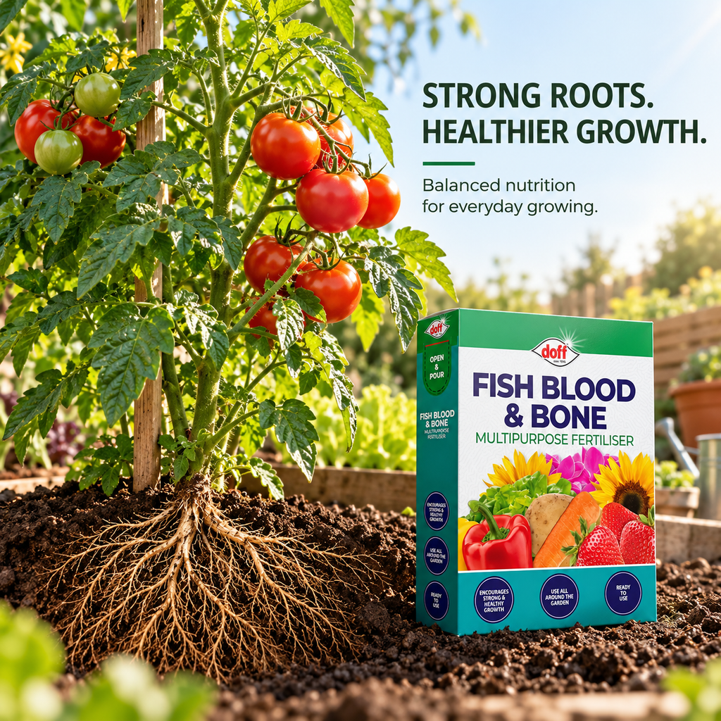 Doff Fish Blood and Bone Fertiliser 2kg – Organic Feed