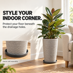Moorgreen Blackrock Tall Round Planter – Frost Resistant