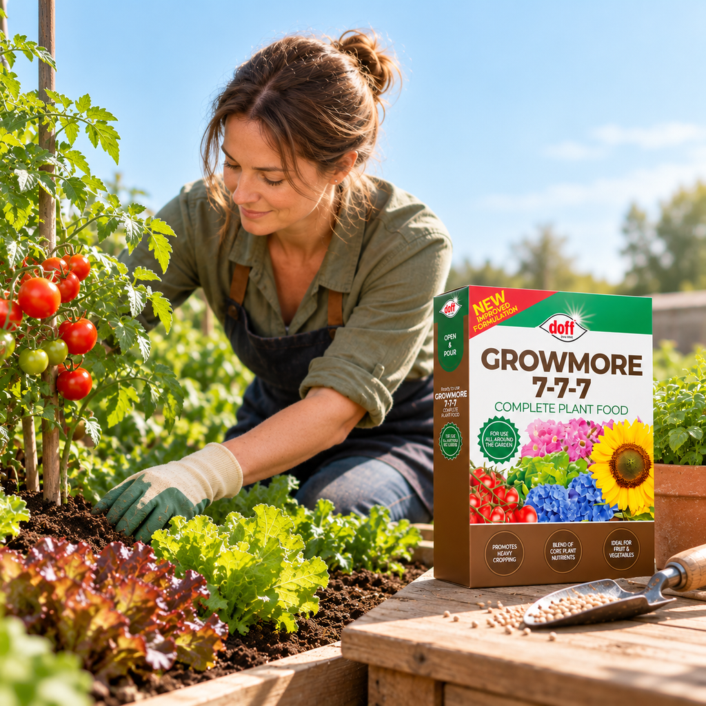 Doff Growmore Fertiliser 2kg – Balanced Garden Feed