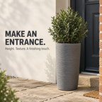 Moorgreen Blackrock Tall Round Planter – Frost Resistant