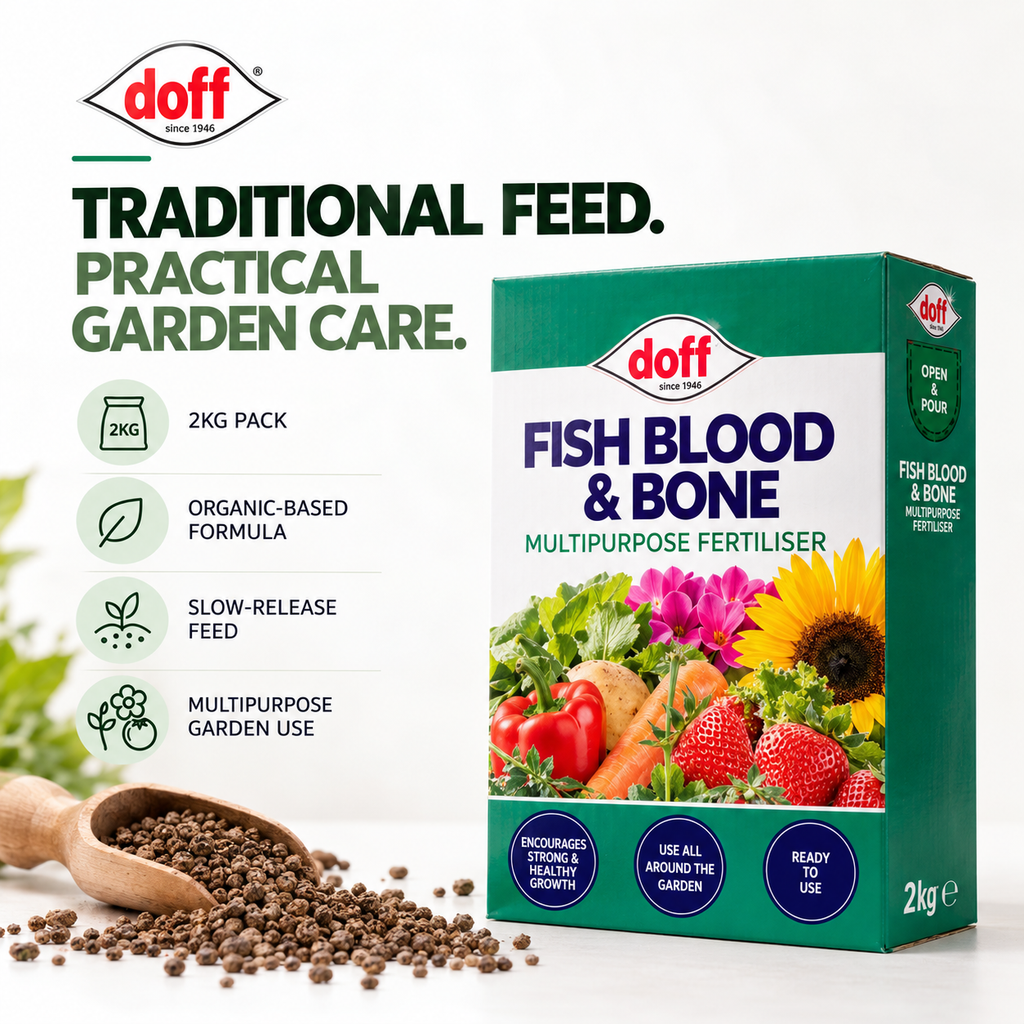 Doff Fish Blood and Bone Fertiliser 2kg – Organic Feed