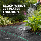 Moorgreen Weed Control Membrane 1m x 25m – 100GSM