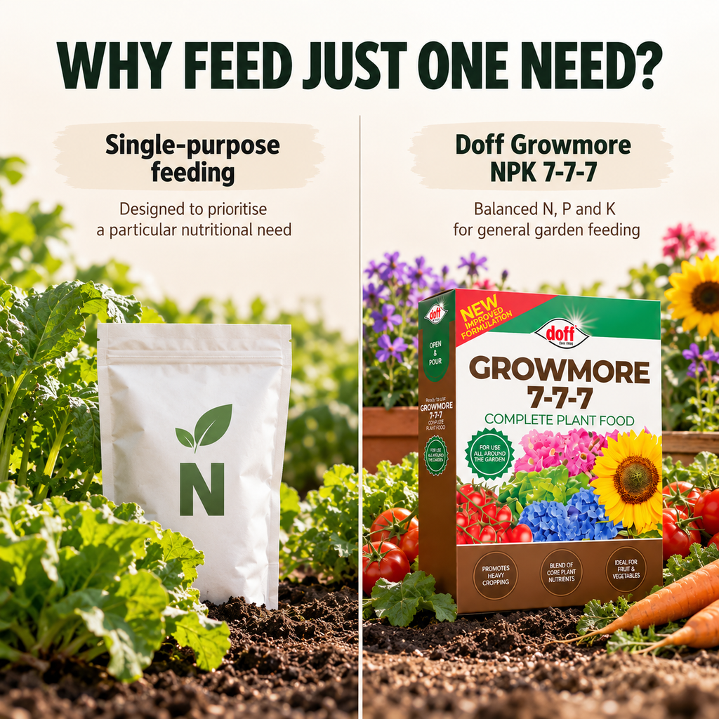 Doff Growmore Fertiliser 2kg – Balanced Garden Feed