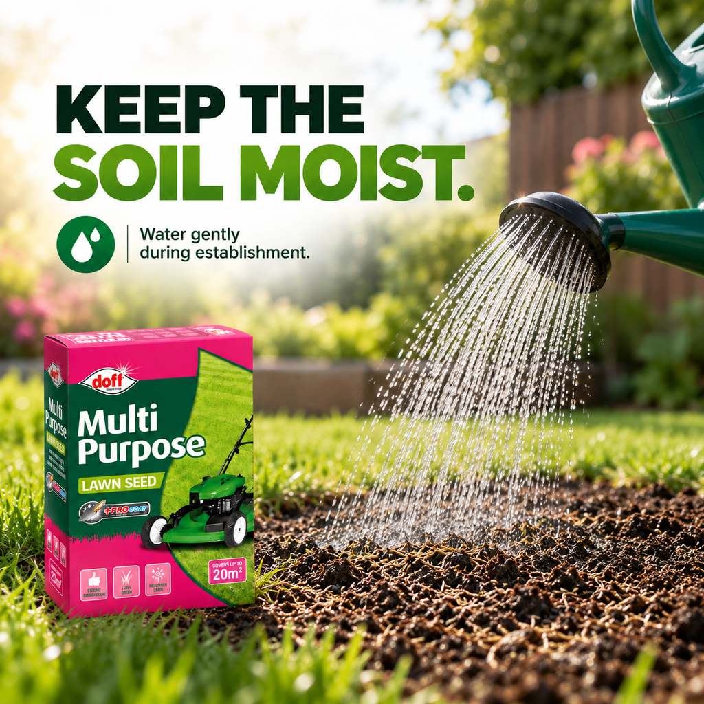 Doff Grass Seed 500g – Fast Germinating Lawn Seed