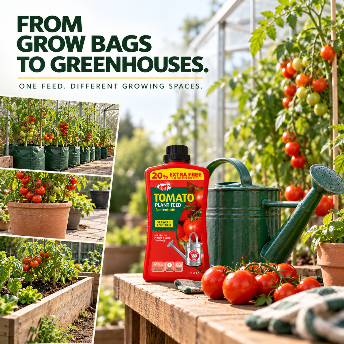 Doff Tomato Plant Feed 1.2L – High Potash Formula
