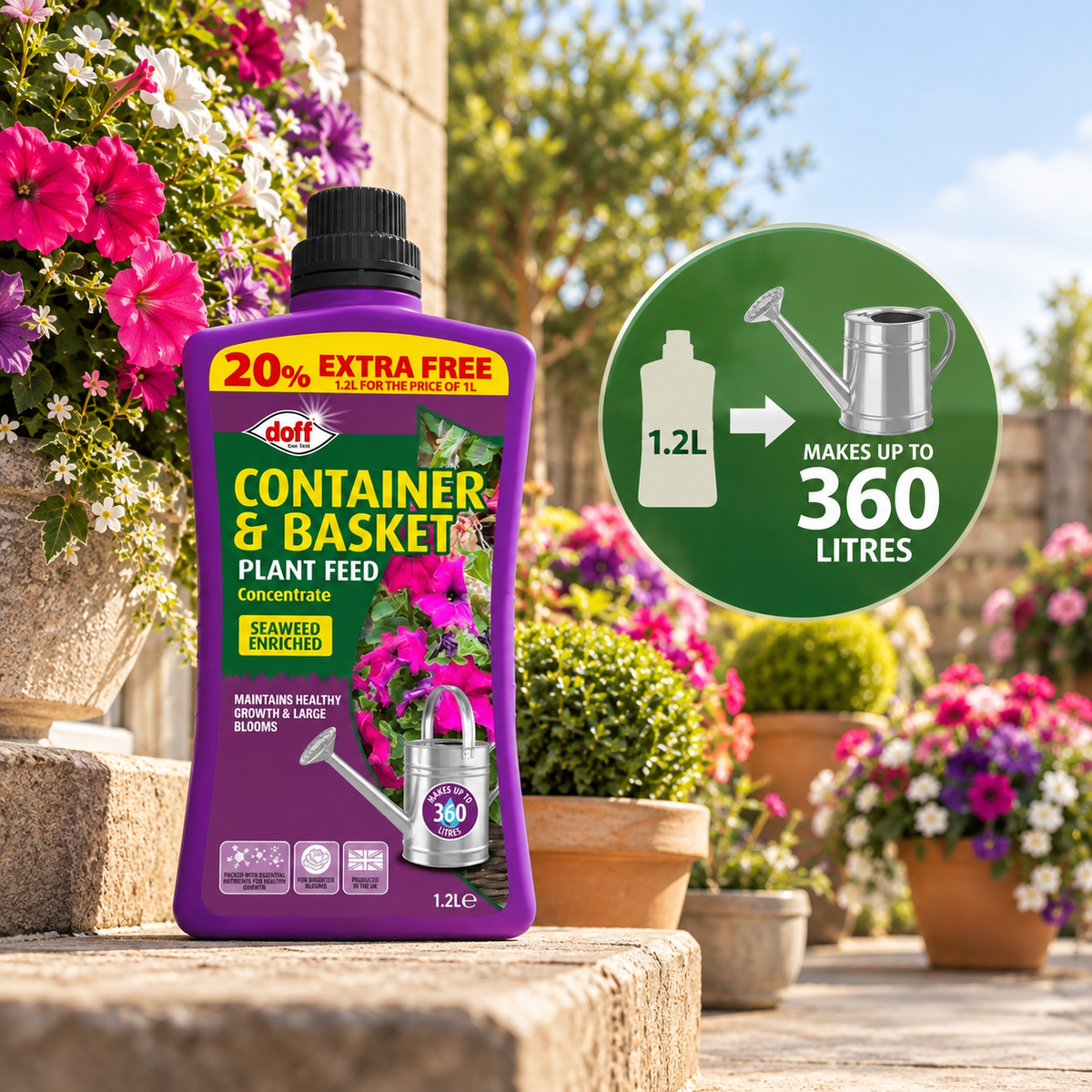 Doff Container Plant Feed 1.2L – 360L Concentrate