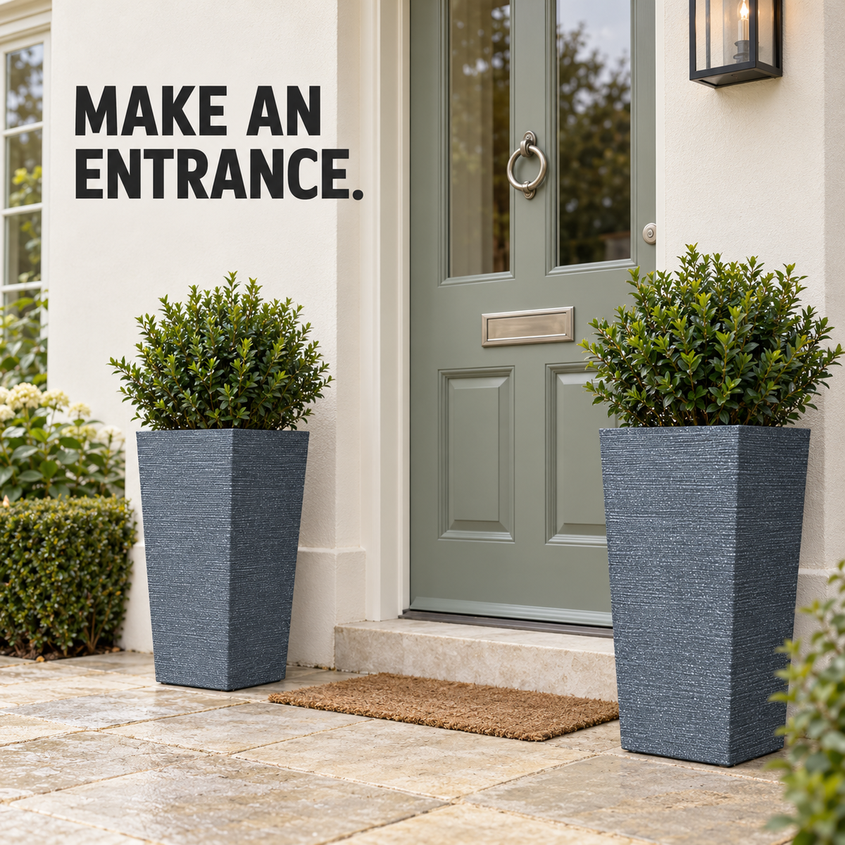 Moorgreen Malahide Tall Outdoor Planter – Frost Resistant