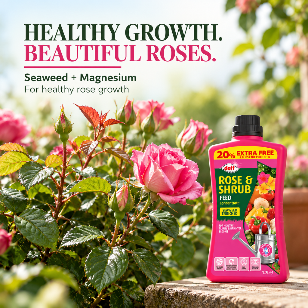 Doff Rose Plant Feed 1.2L – 360L Concentrate