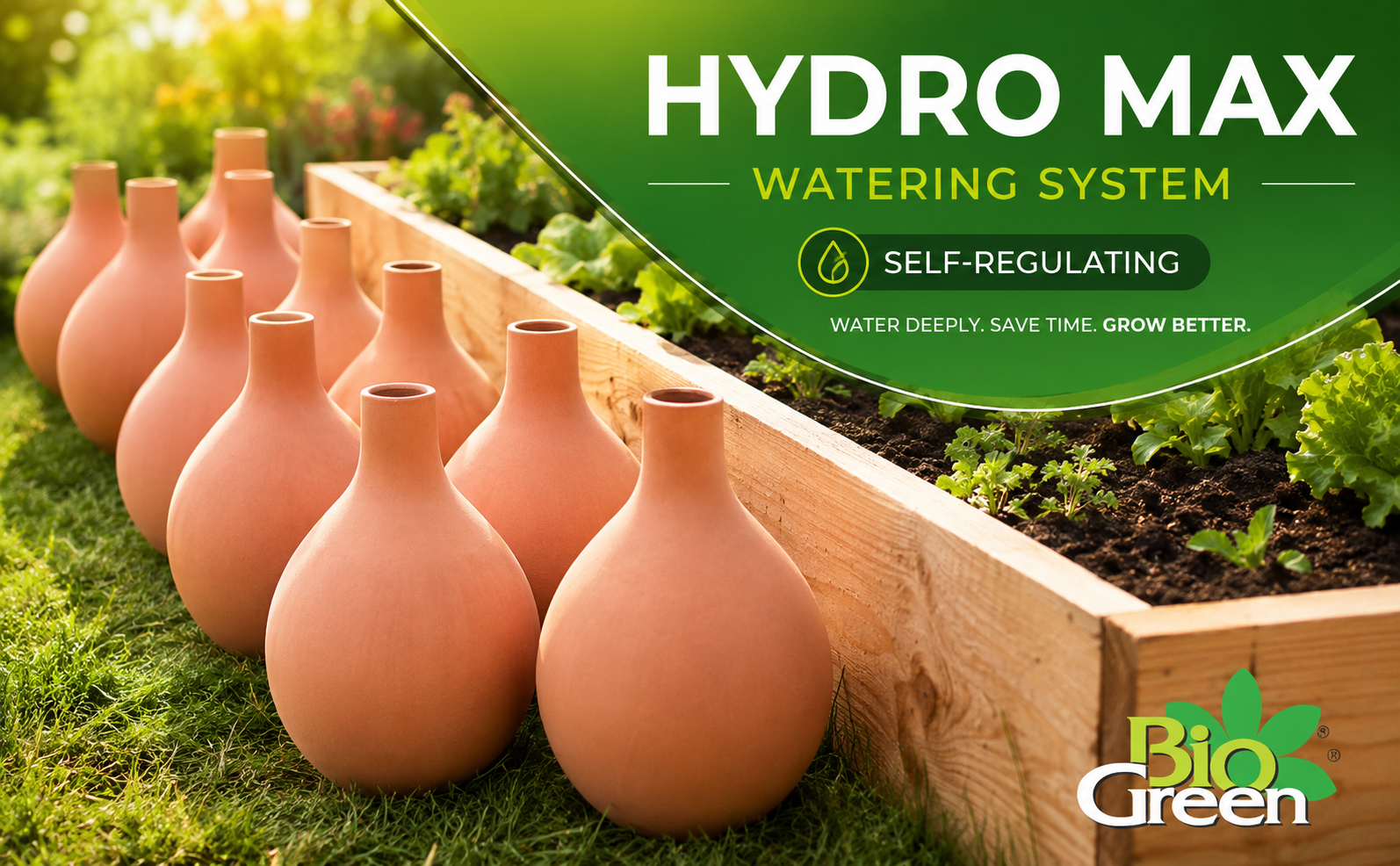Biogreen Hydro Max Olla Watering System – Self-Regulating