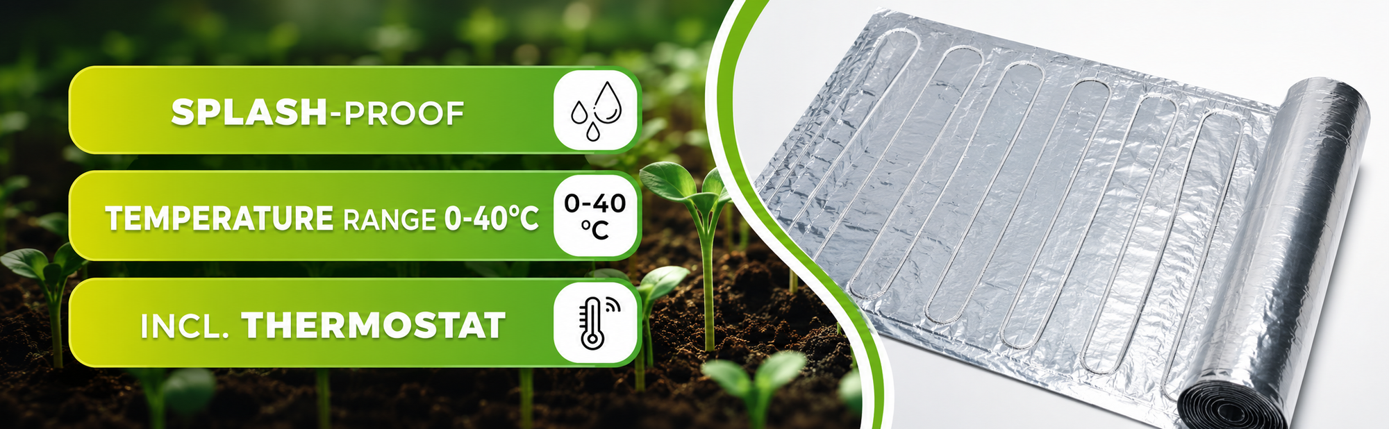Biogreen Sahara Heated Propagation Mat – Digital Thermostat