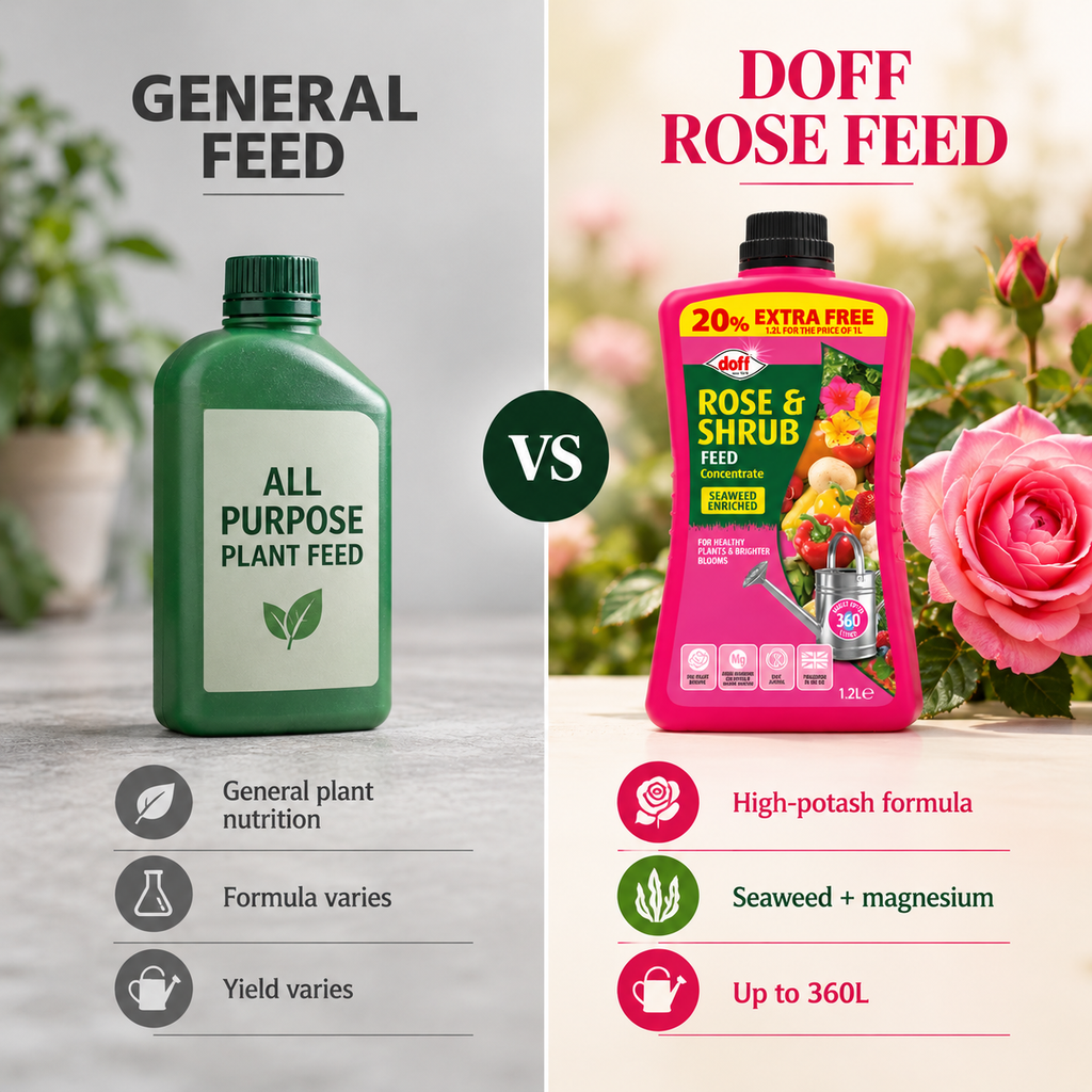 Doff Rose Plant Feed 1.2L – 360L Concentrate