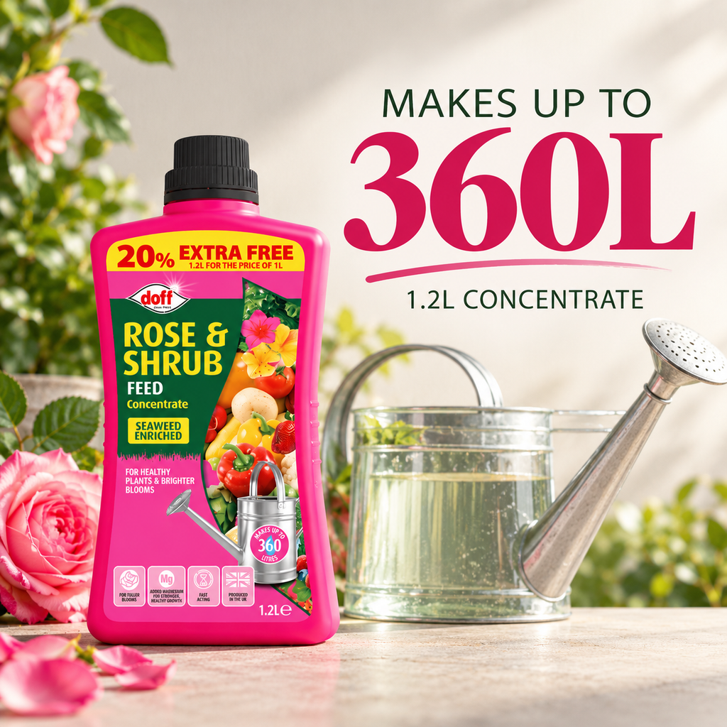 Doff Rose Plant Feed 1.2L – 360L Concentrate