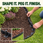 Moorgreen Flexible Lawn Edging – 12m with 60 Pegs
