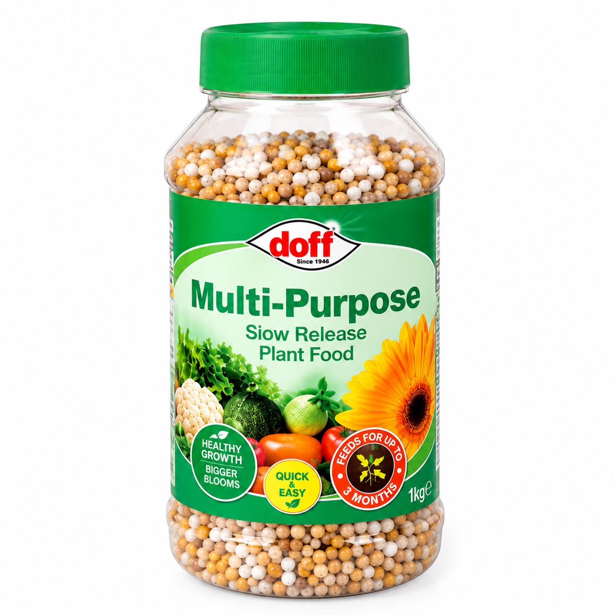 Doff Slow Release Plant Food 1kg – 3 Month Feed