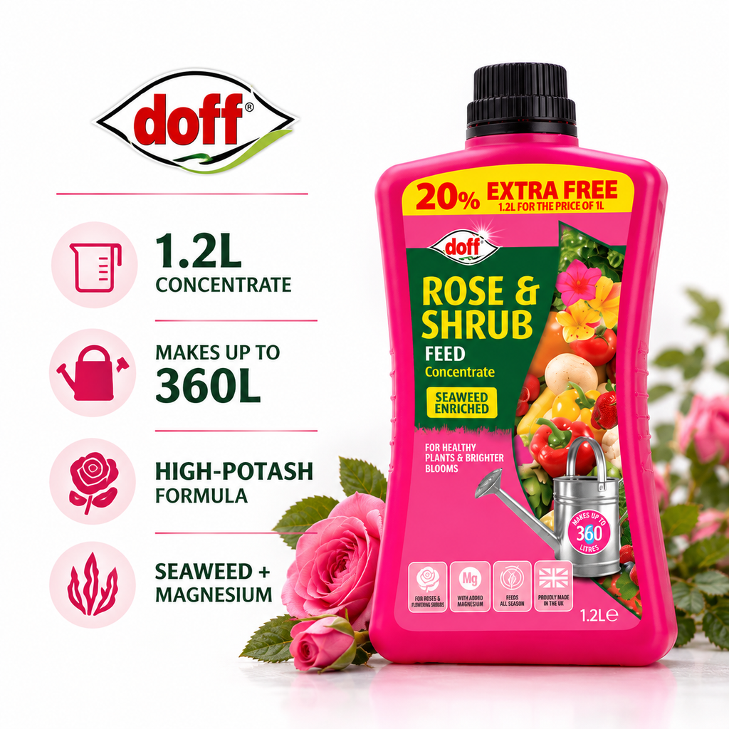 Doff Rose Plant Feed 1.2L – 360L Concentrate