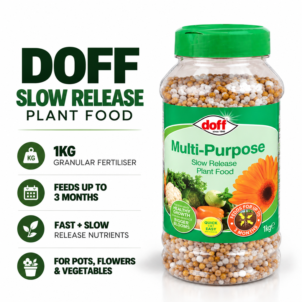 Doff Slow Release Plant Food 1kg – 3 Month Feed