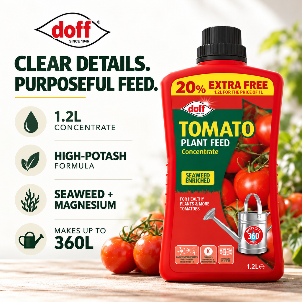 Doff Tomato Plant Feed 1.2L – High Potash Formula