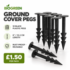 Ground Cover Pegs 10 Pack – Rust Proof Plastic